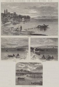 テイ川のサケ釣り 作： Richard Principal Leitch